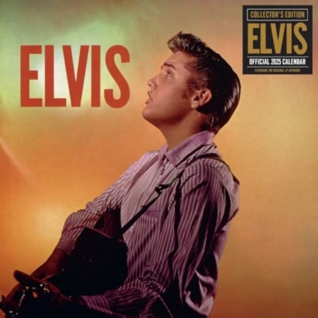 Official Elvis Collector's Edition Record Sleeve Calendar 2025-9781835270486