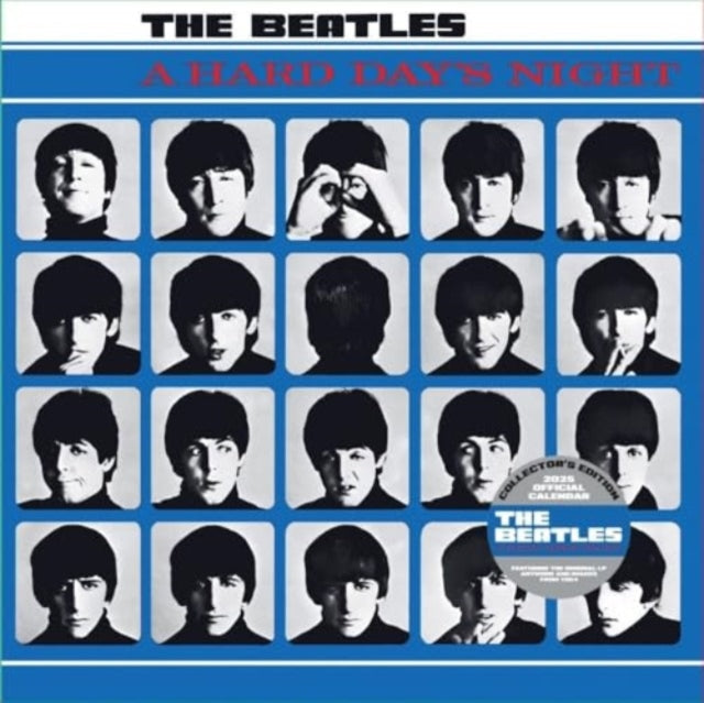 Official The Beatles Collector's Edition Record Sleeve Calendar 2025-9781835270516
