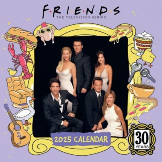 Official Friends Square Calendar 2025-9781835270721