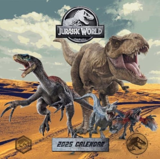 Official Jurassic World Square Calendar 2025-9781835270837