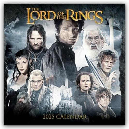 Official Lord Of The Rings Square Calendar 2025-9781835270868