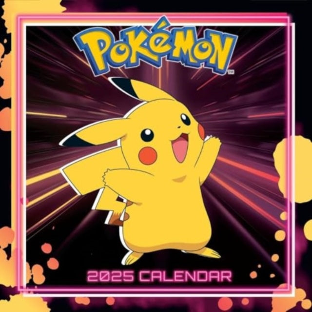 Official Pokemon Square Calendar 2025-9781835271049