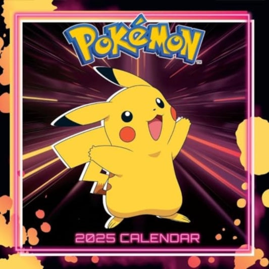 Official Pokemon Square Calendar 2025-9781835271049