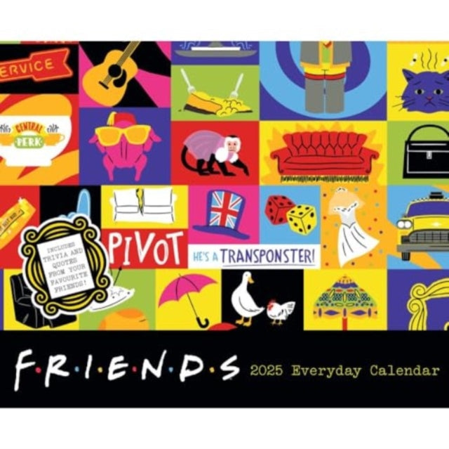 Friends Desk Block Calendar 2025-9781835271797