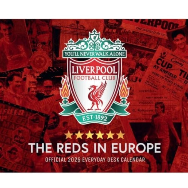 Liverpool FC Desk Block Calendar 2025-9781835271810