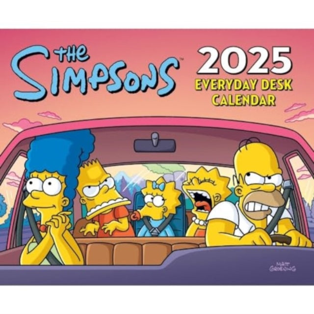 The Simpsons Desk Block Calendar 2025-9781835271865