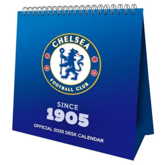 Chelsea FC Desk Easel Calendar 2025-9781835272244