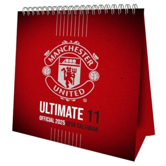 Manchester United FC Desk Easel Calendar 2025-9781835272299