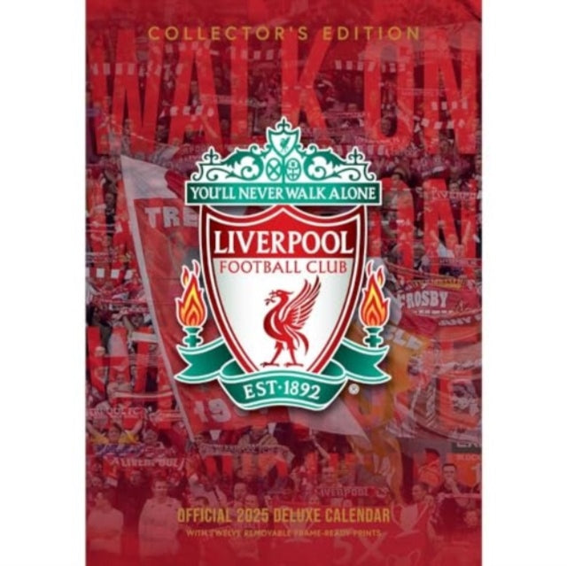 Liverpool FC A3 Deluxe Calendar 2025-9781835272428