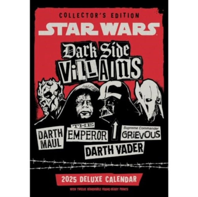 Star Wars Classic A3 Deluxe Calendar 2025-9781835272497