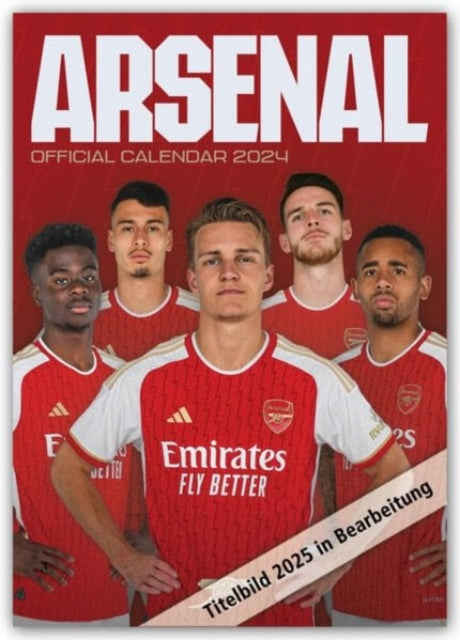 Official Arsenal FC A3 Calendar 2025-9781835272961