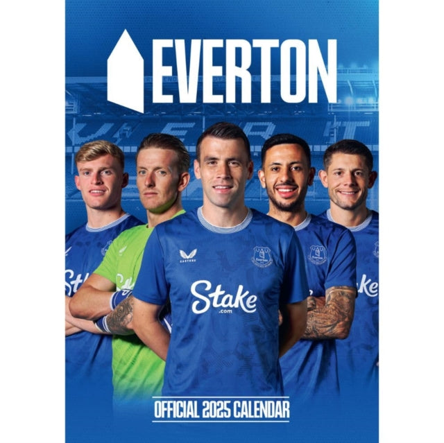 Official Everton FC A3 Calendar 2025-9781835273012