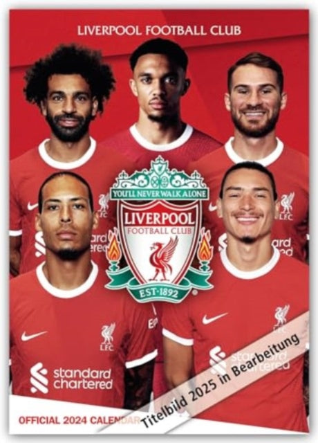 Official Liverpool FC A3 Calendar 2025-9781835273029