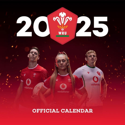 Welsh Rugby Union Square Calendar 2025-9781835273098