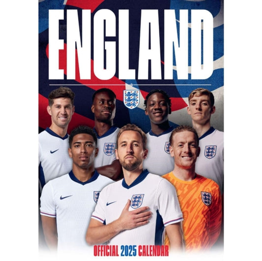 England Men's Football A3 Calendar 2025-9781835273159