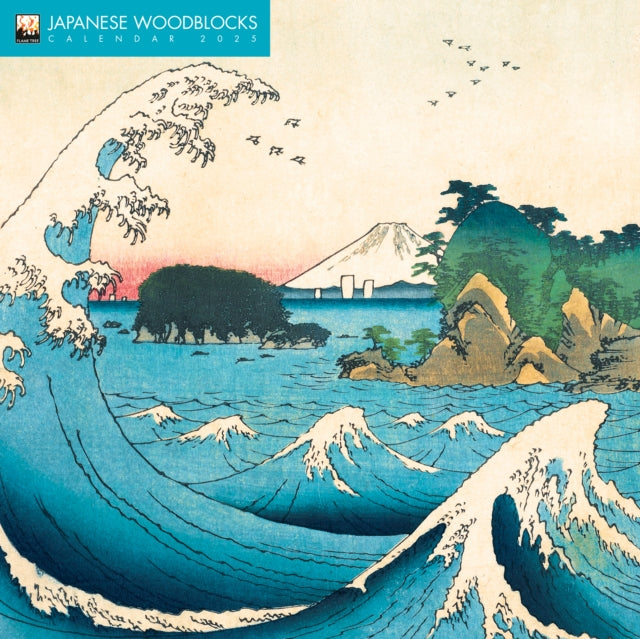 Japanese Woodblocks Wall Calendar 2025 (Art Calendar)-9781835620205