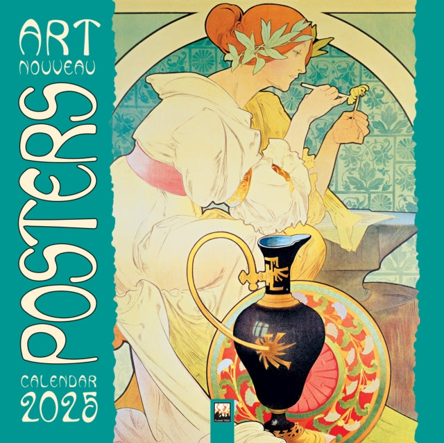 Art Nouveau Posters Wall Calendar 2025 (Art Calendar)-9781835620304