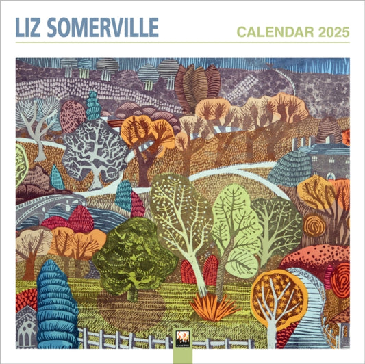 Liz Somerville Wall Calendar 2025 (Art Calendar)-9781835620892