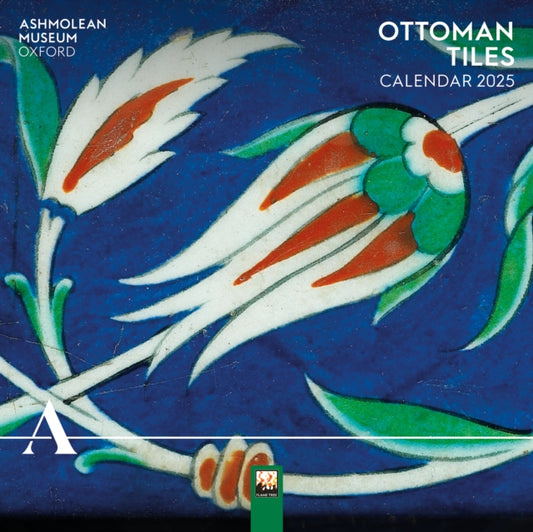 Ashmolean: Ottoman Tiles Mini Wall Calendar 2025 (Art Calendar)-9781835621028