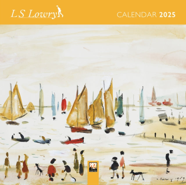 L.S. Lowry Mini Wall Calendar 2025 (Art Calendar)-9781835621110