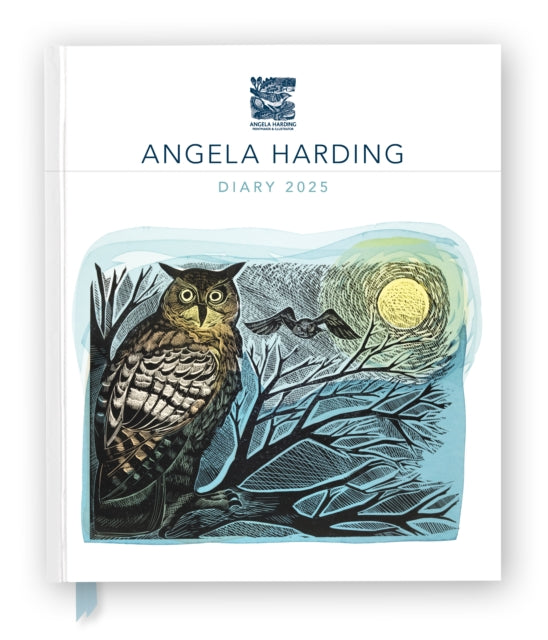 Angela Harding 2025 Desk Diary Planner - Week to View, Illustrated throughout-9781835621332