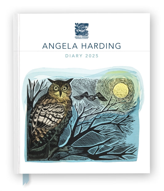 Angela Harding 2025 Desk Diary Planner - Week to View, Illustrated throughout-9781835621332
