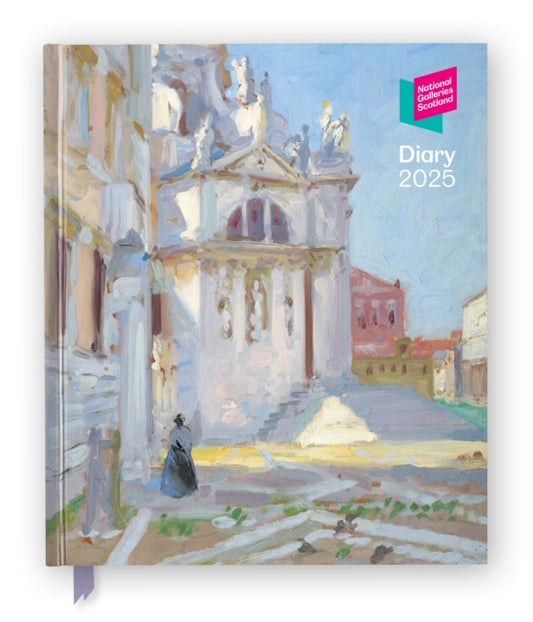 National Galleries Scotland 2025 Desk Diary Planner - Week to View, Illustrated throughout-9781835621356
