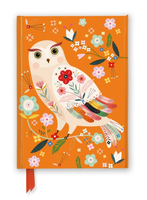 Bee Brown: Folk Owl (Foiled Journal)-9781835621806