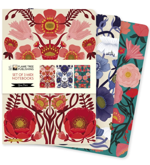 Nina Pace Set of 3 Midi Notebooks-9781835622223