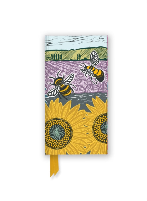 Kate Heiss: Sunflower Fields (Foiled Slimline Journal)-9781835622278
