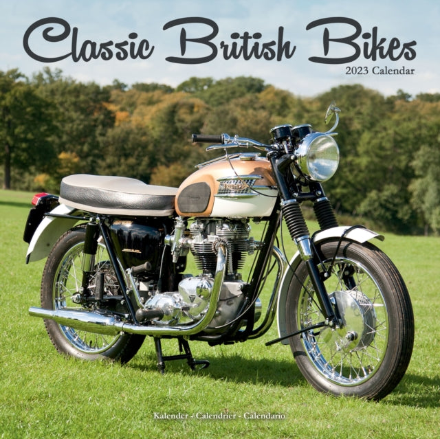 Classic British Bikes 2023 Wall Calendar-9781839418297
