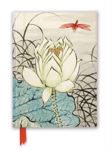 Ashmolean: Ren Xiong: Lotus Flower and Dragonfly (Foiled Journal)-9781839644658