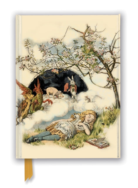 British Library: Alice Asleep, from Alice's Adventures in Wonderland (Foiled Journal)-9781839647246