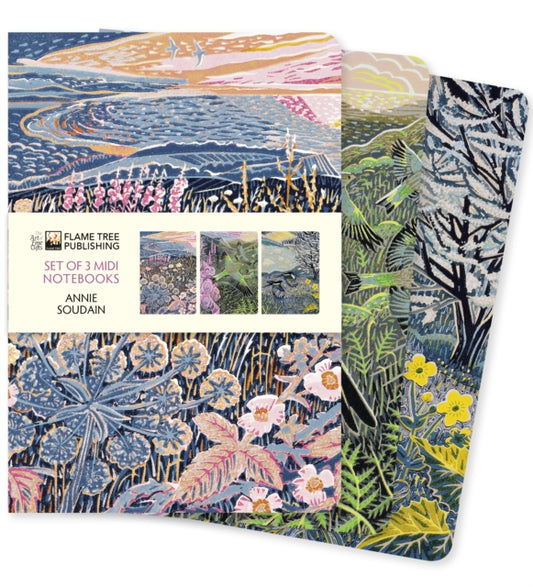 Annie Soudain Set of 3 Midi Notebooks-9781839647598