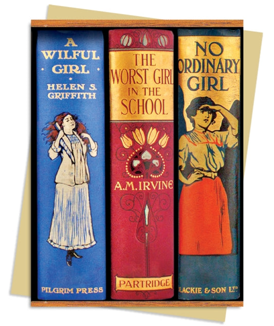 Bodleian: Book Spines Great Girls Greeting Card Pack : Pack of 6-9781839648465