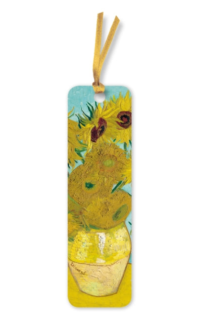Van Gogh: Vase with Sunflowers Bookmarks (pack of 10)-9781839649103