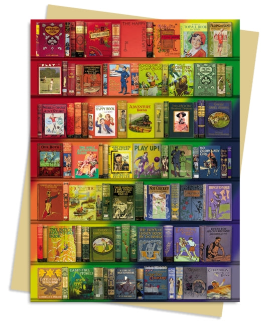Bodleian Libraries: Rainbow Bookshelf Greeting Card Pack : Pack of 6-9781839649325