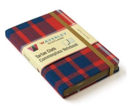 Waverley (M): Hamilton Red Tartan Cloth Commonplace Notebook-9781849344333