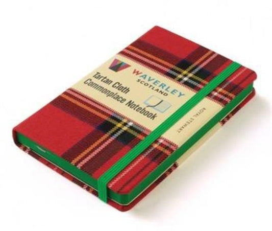 Waverley (L): Royal Stewart Tartan Cloth Large Commonplace Notebook-9781849344494