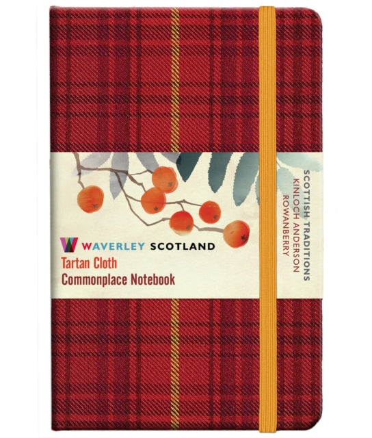Waverley S.T. (M): Rowanberry Pocket Genuine Tartan Cloth Commonplace Notebook-9781849344609