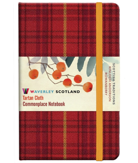 Waverley S.T. (M): Rowanberry Pocket Genuine Tartan Cloth Commonplace Notebook-9781849344609