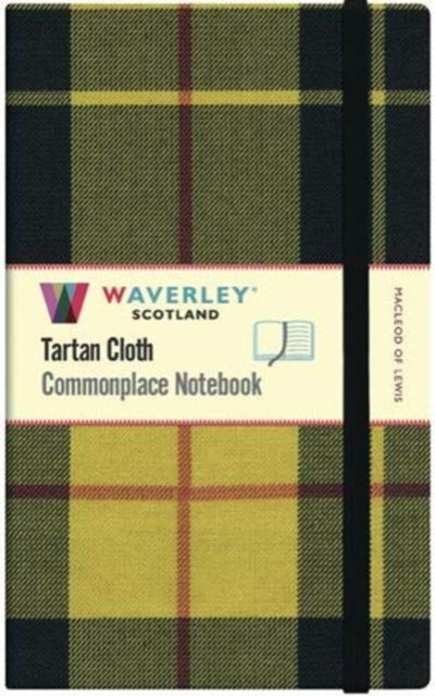 Waverley Notebooks: Macleod of Lewis Tartan Cloth Commonplace Large Notebook-9781849345361