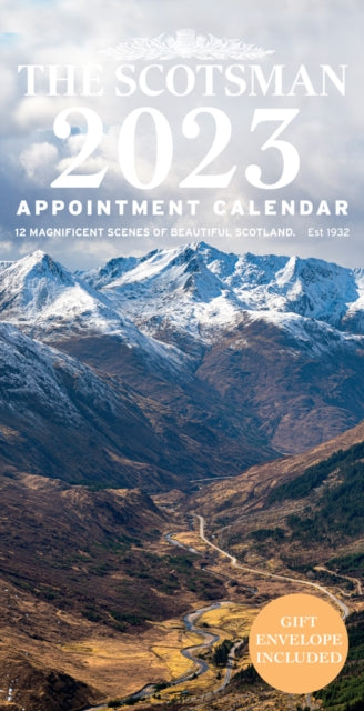The Scotsman Appointment Calendar : 12 Magnificent Views of Beautiful Scotland-9781914227325