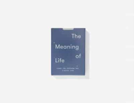 The Meaning of Life : cards for profound and playful chat-9781915087881
