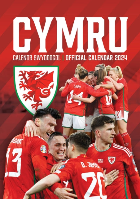 The Official Wales Football Association A3 Calendar-9781915879066