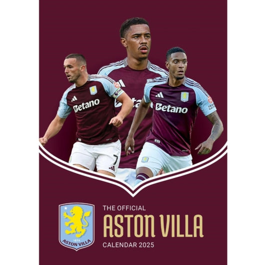 Official Aston Villa A3 Calendar 2025-9781915879479