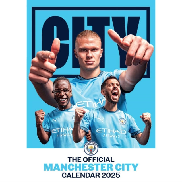Official Manchester City A3 Calendar 2025-9781915879608
