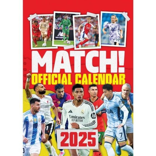 Official Match! Football (Magazine) A3 Calendar 2025-9781915994356
