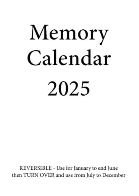 Memory Calendar - 2025-9781917102094
