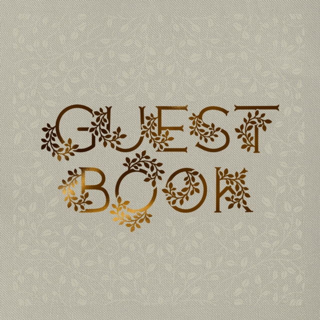 Wedding Guest Book : An Heirloom-Quality Guest Book with Foil Accents and Hand-Drawn Illustrations-9781958803233